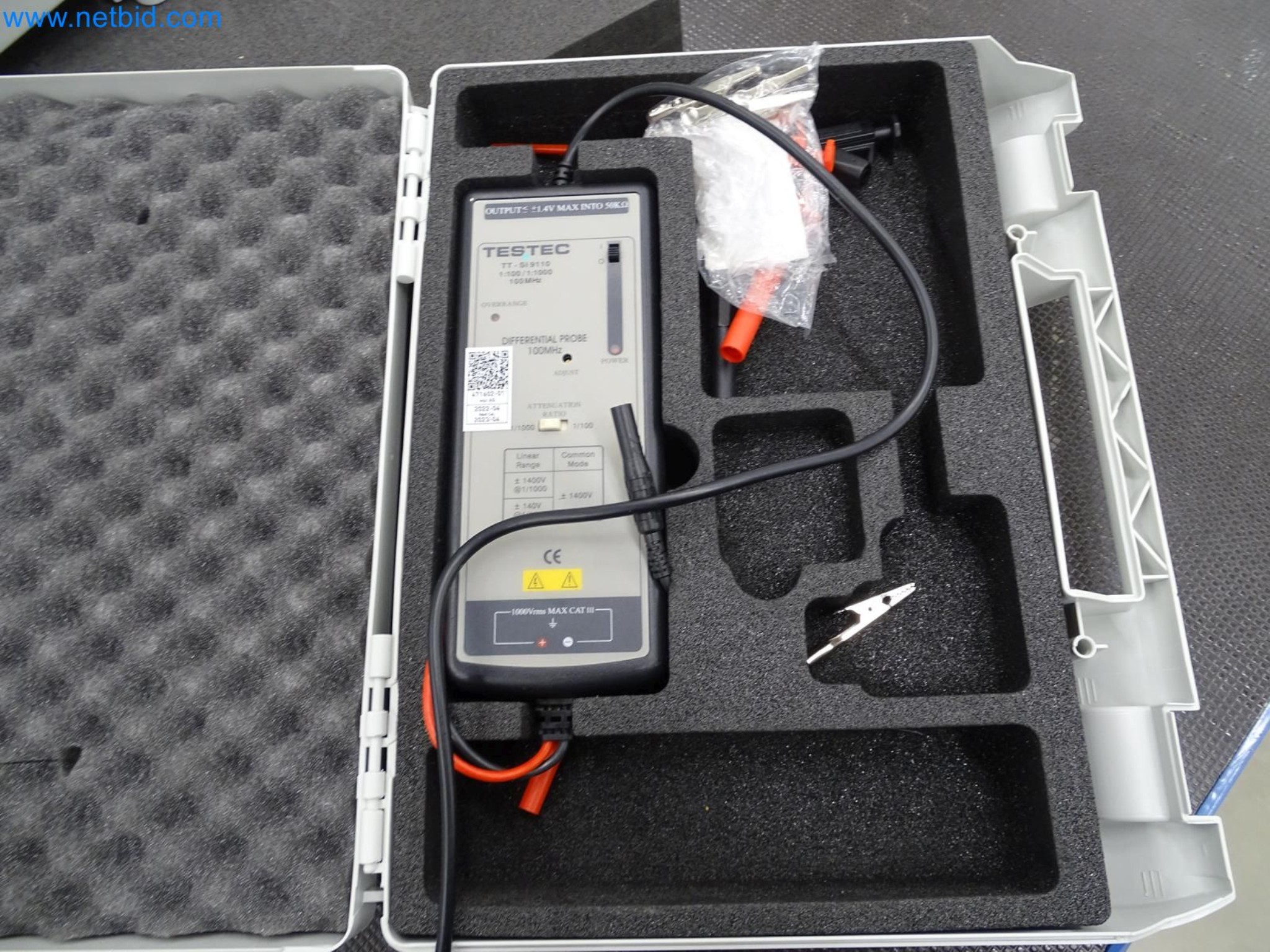 Differentialtastkopf Testec TT-SI 9110